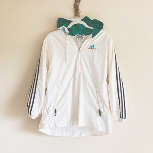 ADIDAS Vintage Windbreaker Pullover Jacket Large